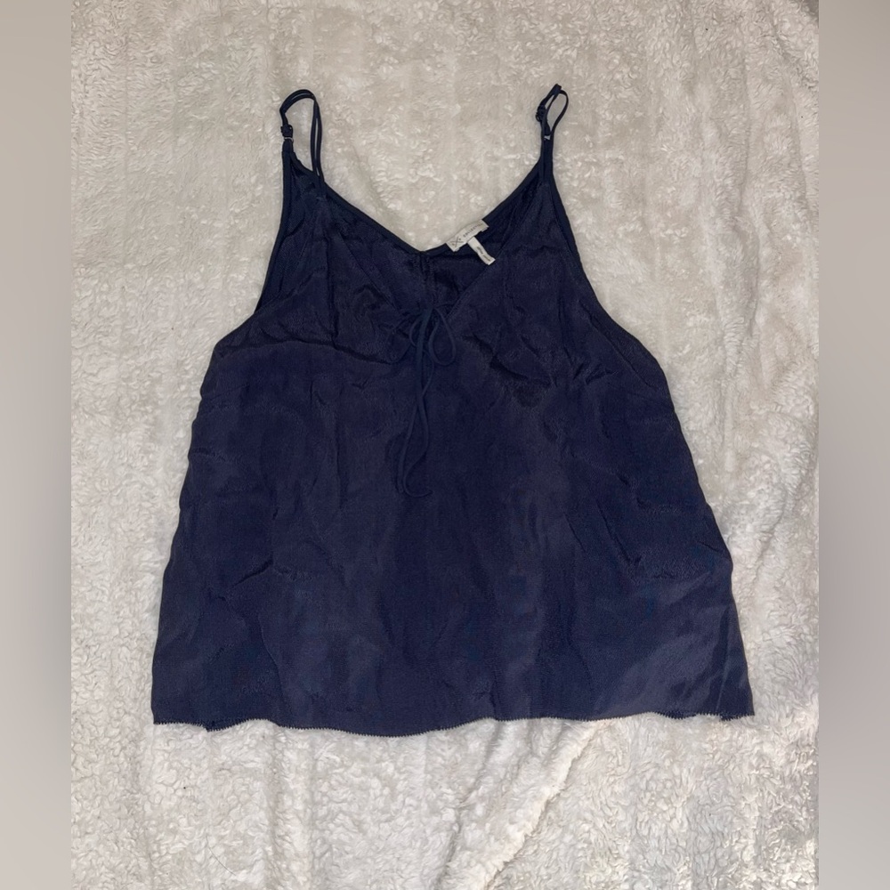 Cute simple navy tank top
